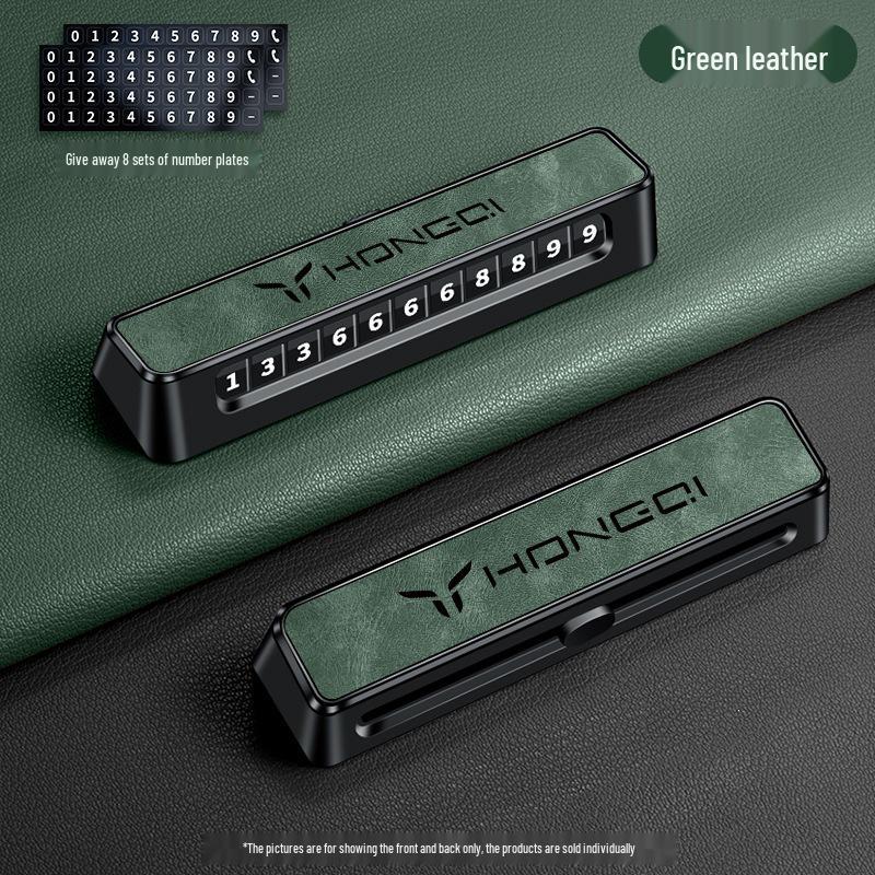 

Luxury Dual-Number Temporary Parking Plate for Hongqi Tiangong 05/06/08/EH7 Cars