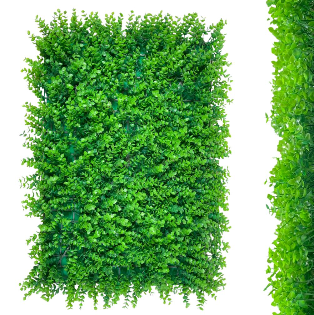 Zielona ściana - panel roślinny z eukaliptusem