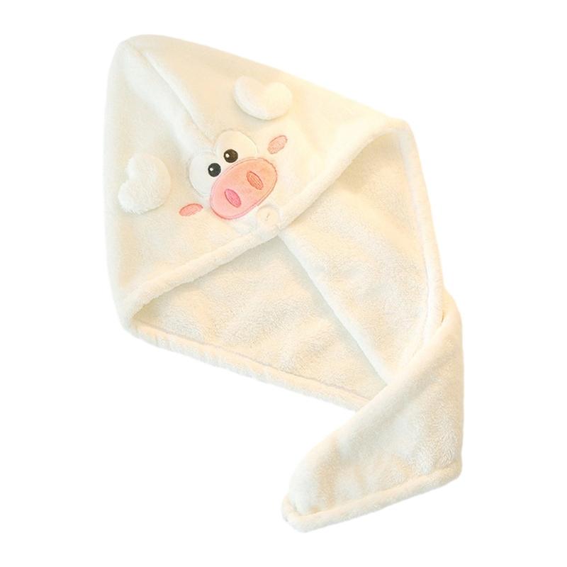 1PC Microfibre Hair Towels, Hair Towel, Turban Towel with Button, Hair Turban Kids Super Absorbent Towels for Women