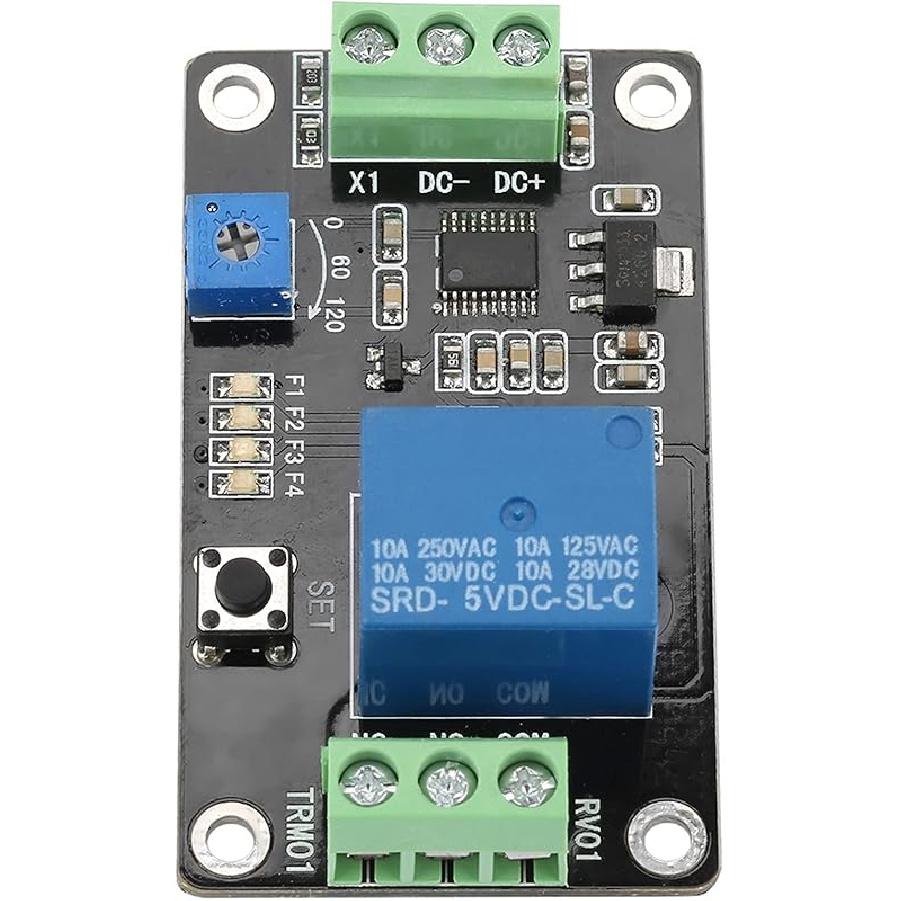 Delay Timer Relay Self-Locking Delay On Off Time Switch Loop Module Super 555 Timer DC 5V/12V/24V(DC24V)