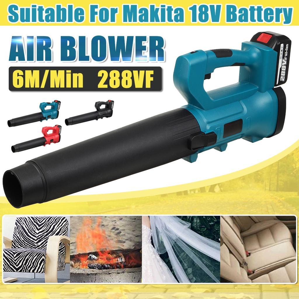 288VF 18000RPM Cordless Air Blower Electric Vacuum Cleaning Leaf Blower EU Plug Computer Dust Collector 66 x 13 x 34cm
