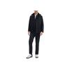 FILA White Solid Color Comfortable Soft Skin-Friendly Warm Three-In-One Down Jacket Men Jacket Black F11M443505F-BK