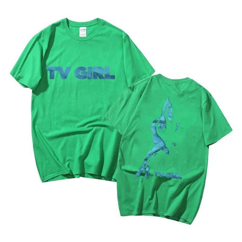 Tv Girl Tričko The Night In Question Tričko French Exit Album Tričko Unisex Dámská Móda Ležérní Krátký rukáv Unisex Vintage Trička