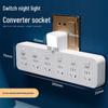 Multi-Function USB Wireless Converter: Home Office Socket Board with Night Light