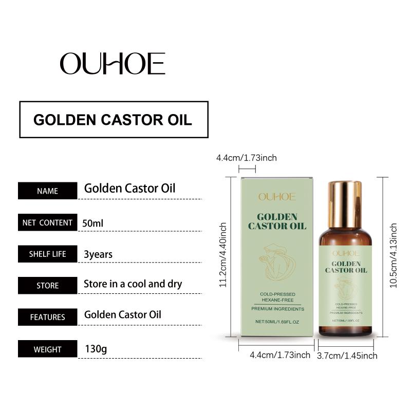Castor Oil Roll On Multipurpose Hair Strengthener and Anti Aging Skin Care for All Seasons