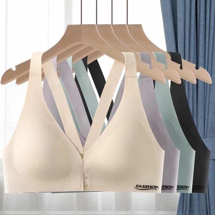 Biustonosz zapinany z przodu Biustonosz damski Bezszwowy Biustonosz damski Zbierający Cienki Biustonosz zapobiegający obwisaniu Lateksowy Seksowny i Piękny Tył Bez Fiszbin