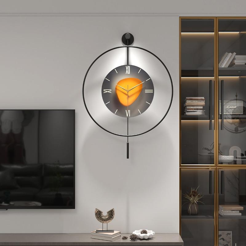 Modern Wall Clocks Living Room Minimalist Wall Watch Creative Bedroom Silent Round Clocks Fashion Home Decoration Accessories