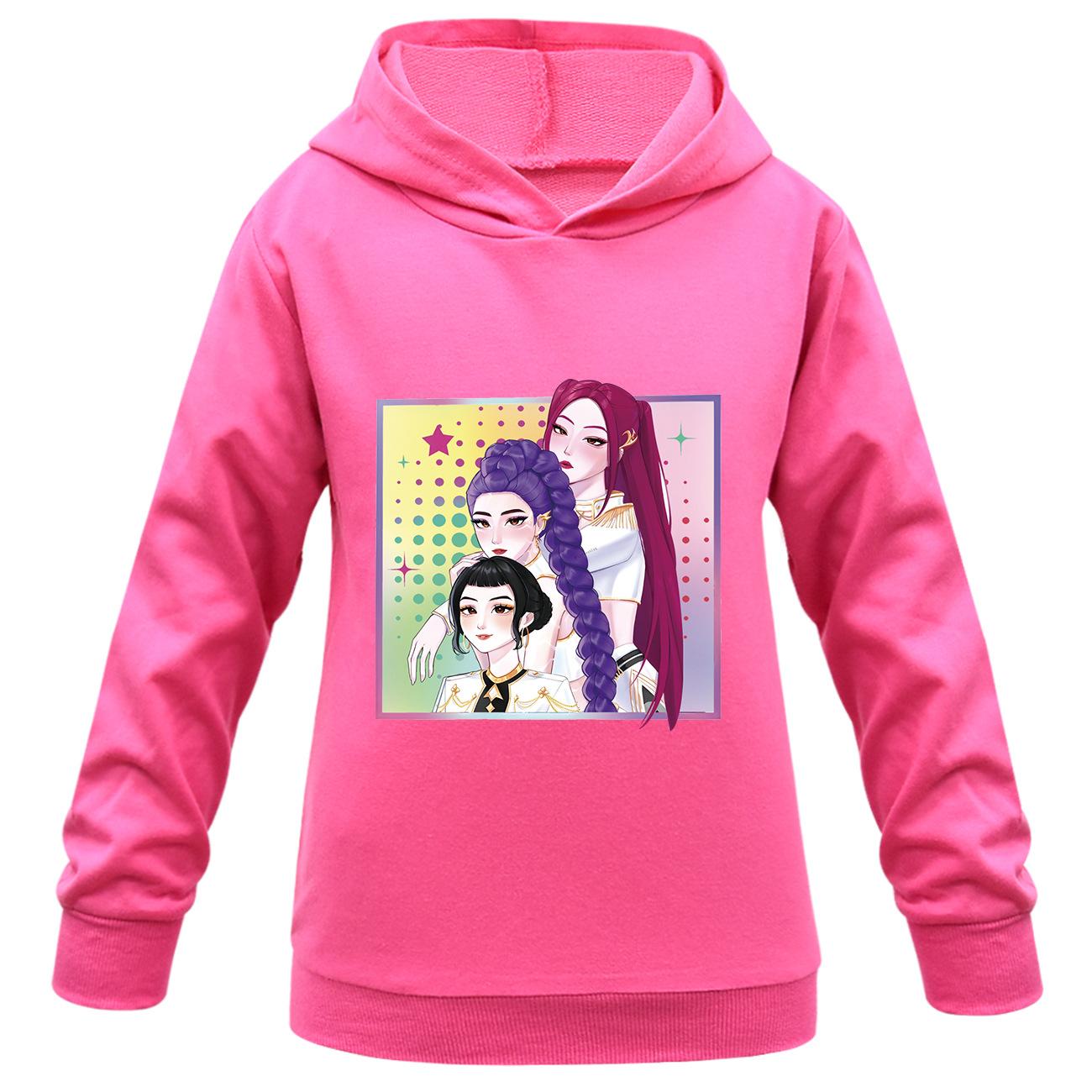 Middle-aged children s sweater cosplay cartoon printed children s pullover sweater 100