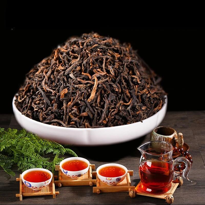 

Yunnan Menghai Palace Old Tree Pu erh Ripe Loose Leaf Tea 500g 500g