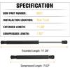 Rear Trunk Lift Support Shocks For Dodge Challenger 2008-2018 Gas Spring Strut Rod 6657 2 Pcs