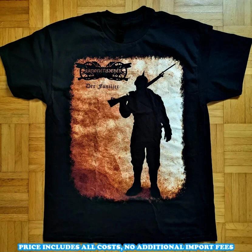 Kanonenfieber Band Der Fsilier Black Cotton Shirt Full Size S5xl Unisex Cl11 S