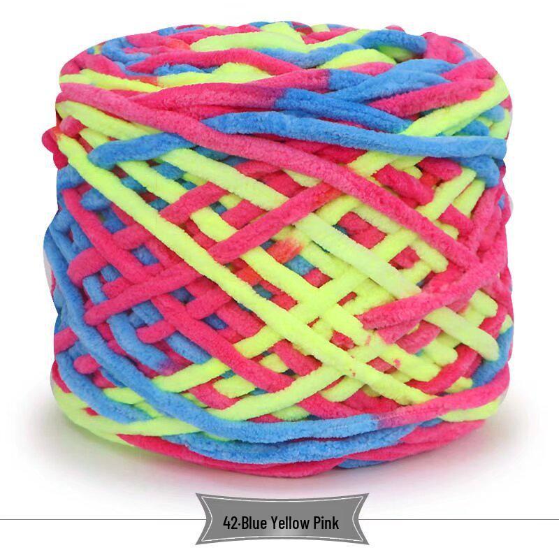 3.3 Große Eiswollknäuel für handgestrickte Häkelschuhe & zum Weben von Schals - Dicke Wolle für Damen & Herren