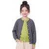 Hanhan Elephant Girls' Retro Academic Style Knitwear Set