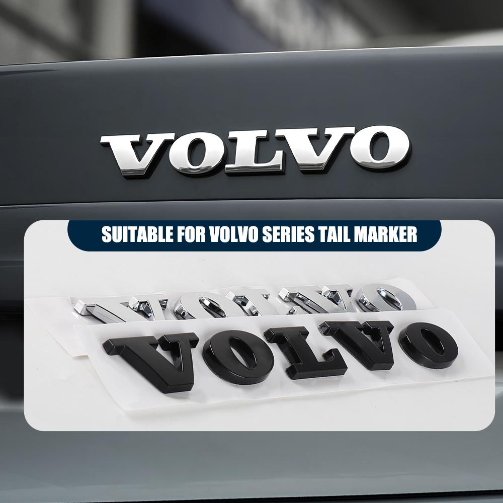 1 pezzo Plastica ABS 3D Emblema Lettere Volvo Adesivo Decalcomania per Bagagliaio Auto Per volvo S80L XC60 XC90 S60 S80 V40 Accessori Styling
