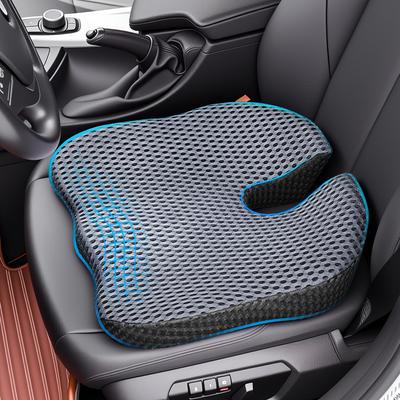 Wedge Car Seat Cushion for Drive,Relief Tailbone Pain,Ergonomic Car Seat Pillow,Elevated Back for Wider Vision,Anti-Slip Design