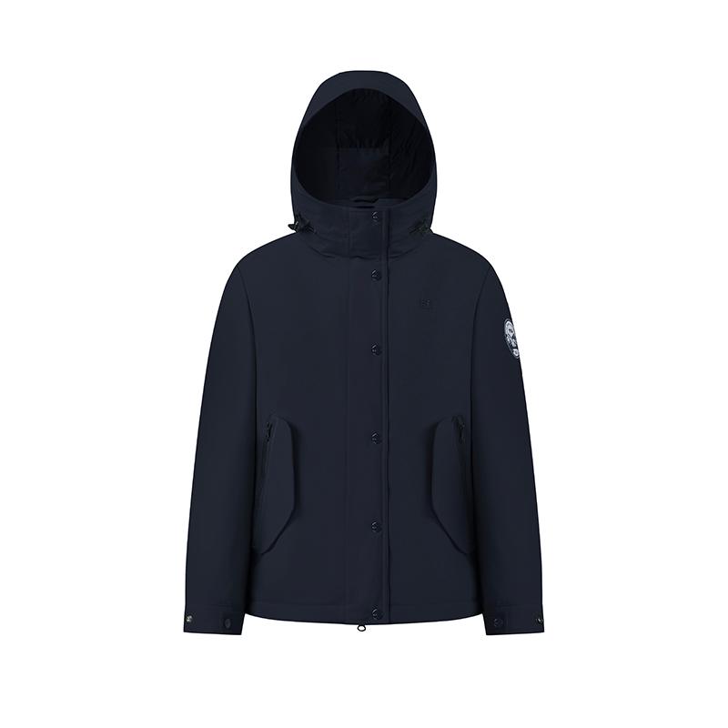 Fila Fitness Fashion Simple Casual Sports Versatile Comfortable Loose Hooded Warm Down Jacket Women Outerwear A51W541902FNV