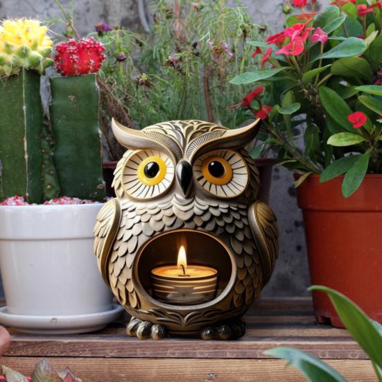 Animal Incense Burner Resin Butterfly Rabbit Incense Holder Handmade Fox Owl Incense Cone Burner Desktop Ornament for Yoga Room