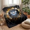 Brentford Football Print Flannel Blanket, Soft Warm Lightweight Throw Blanket for Sofa Bed Camping