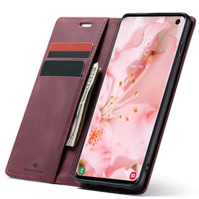 Portefeuille carte Galaxy S10 Rouge