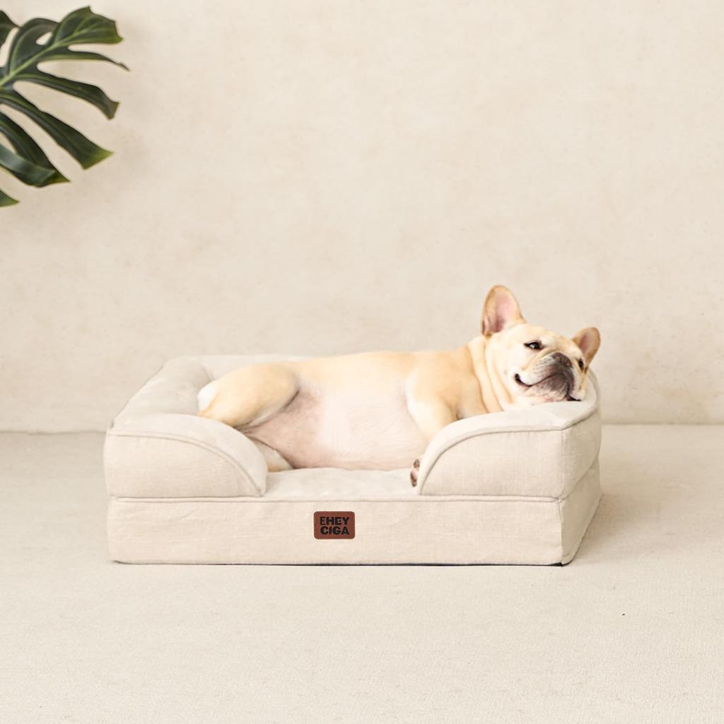 EHEYCIGA Dog Summer Pet Cat Dog High Removable All Suitable for Small and Medium Dogs Bed, Bed, Waterproof, Washable, Bed, Cushion, Resilience, Cover,