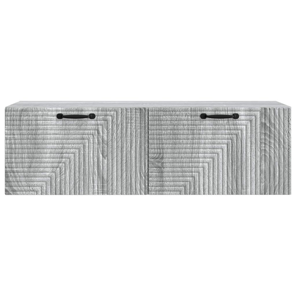Wall Mounted TV Cabinet Grey Sonoma 98 x 31 x 30 cm