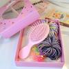 Colorful Hair Accessories Set For Children With Comb Rope Side Clip For School Kids Theme Event Dressingup Hair For Todd