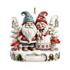 4PCS Acrylic Santa Couple Ornament Growing Old Together Christmas Tree Ornaments  Christmas Tree