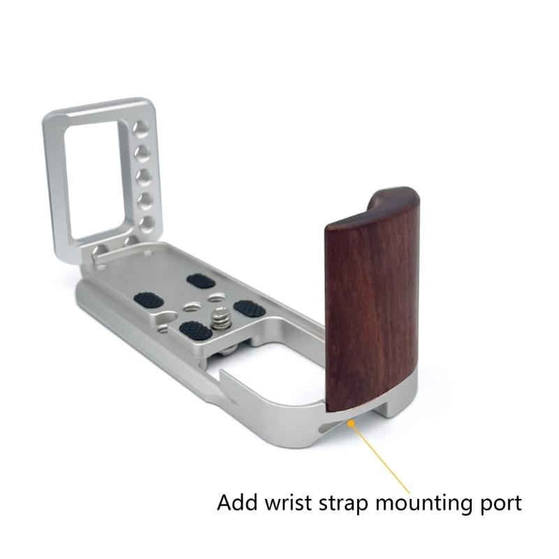 For  X-T30 X-T20 X-T10 Camera Quick Release QR L Plate, Anti Slip Metal Holder Hand Grip, Aluminum Aloy