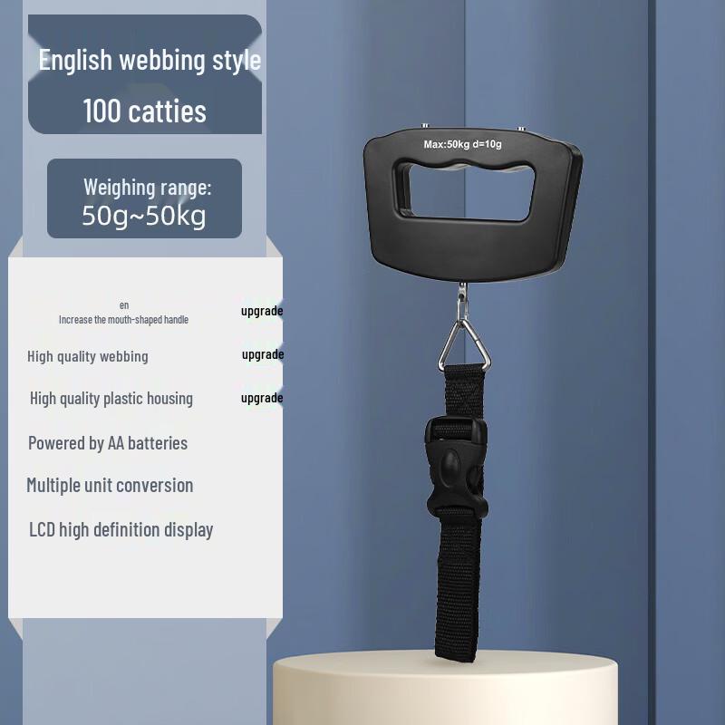 YEANTEEN Portable Handheld Digital Luggage and Fishing Scale