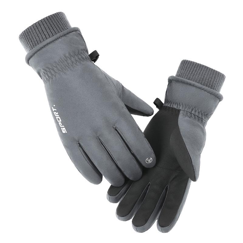 

Men s Warm, Cold-Proof, Waterproof Fingerless Gloves for Cycling, Fishing, and Outdoor Sports One Size
