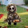 Halloween Lawn Stakes Halloween Yard Stakes Outdoor Decorations 2D Acrylic Scary Outside Decor Signs For Porch Patio Backyard