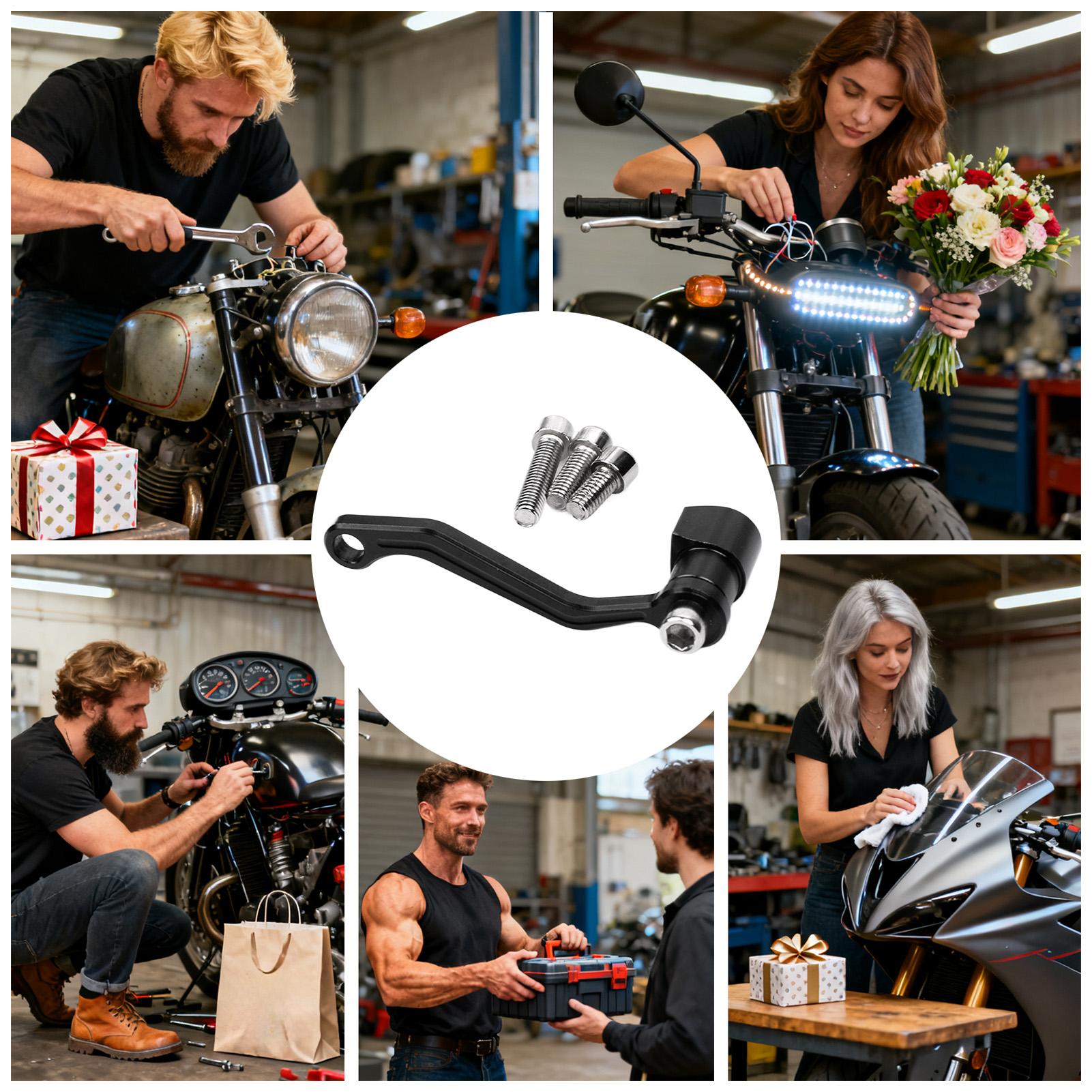 

Motorcycle Brake Reservoir Bracket Quick-Install Metal Motorcycle Brake Reservoir Holder Bracket For Daily Commutes City Urban China Mainland