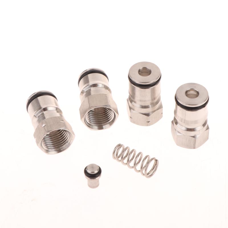Cornelius Type Keg Ball Lock Post & Poppet Female Thread Gas Liquid Post 19/32"-18 & 9/16"-18 Wine Barrel Maintenance Accessory