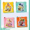 Cartoon Anime Street View Building Blocks DIY Toys Bricks Game Assembled Kids Toys Birthday Gifts Desktop Ornaments