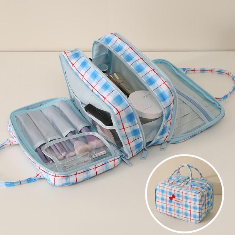 Hello Kitty Large Capacity Double Zipper Organizer Bag