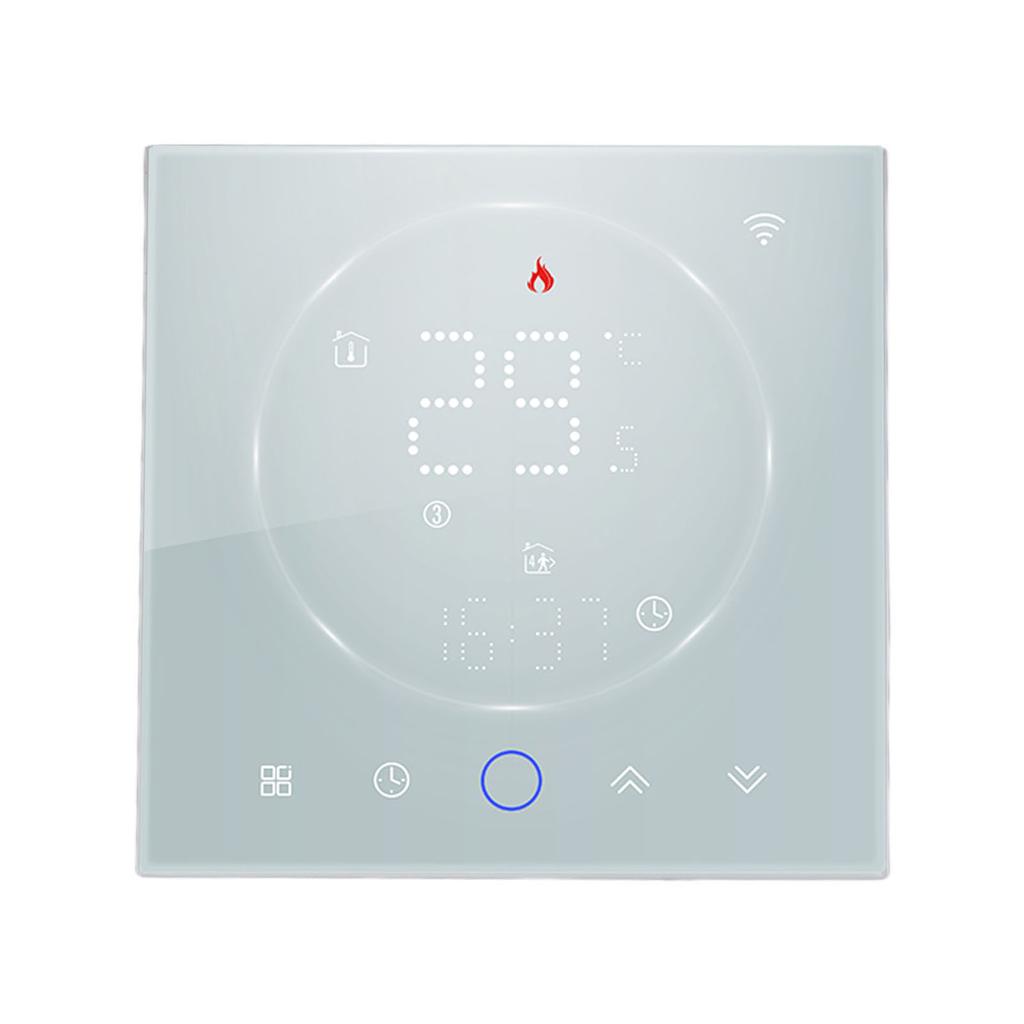 Smart Thermostat LED Mehrfarbiger Bildschirm Hohe Genauigkeit Sprachsteuerung Programmierbarer WiFi Thermostat