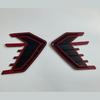Car Side Air Outlet Vent Decoration Sticker Trim Exterior Styling Accessory ABS Construction Vent Decal
