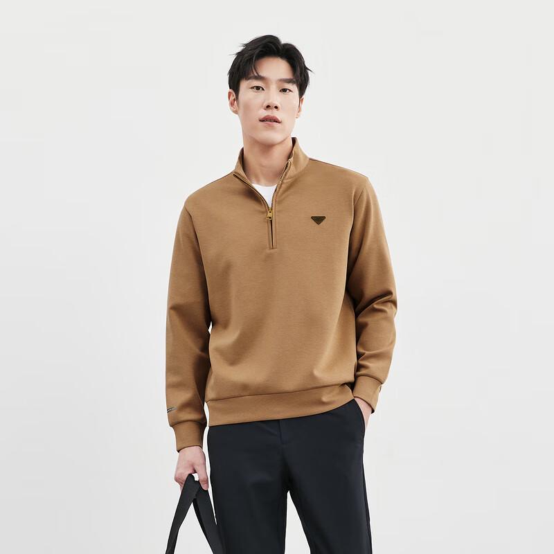 SEPTWOLVES Men s Autumn/Winter Stand-Collar Sweatshirt 4XL