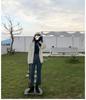Women's Retro White Denim Jacket - Korean Hong Kong Style, Versatile Casual Loose Fit, Short for Spring/Autumn