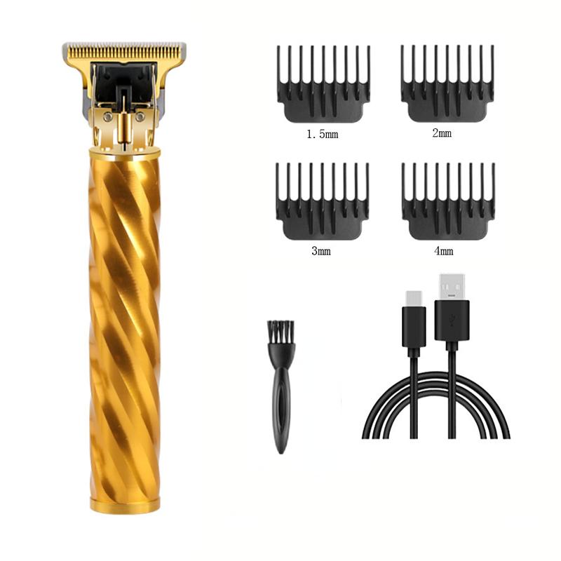 Ganzmetall Vintage T9 Maschine Damen Haarschneidemaschine Friseur Professionelle Haarschneidemaschine 0 mm Nasen- und Ohrentrimmer Finish Man