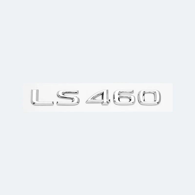 3D Chromowane Błyszczące Czarne Litery ABS LS350 LS400 LS460 LS460L LS500 LS500h HYBRID Emblemat Do Bagażnika Samochodu Lexus Odznaka Naklejka