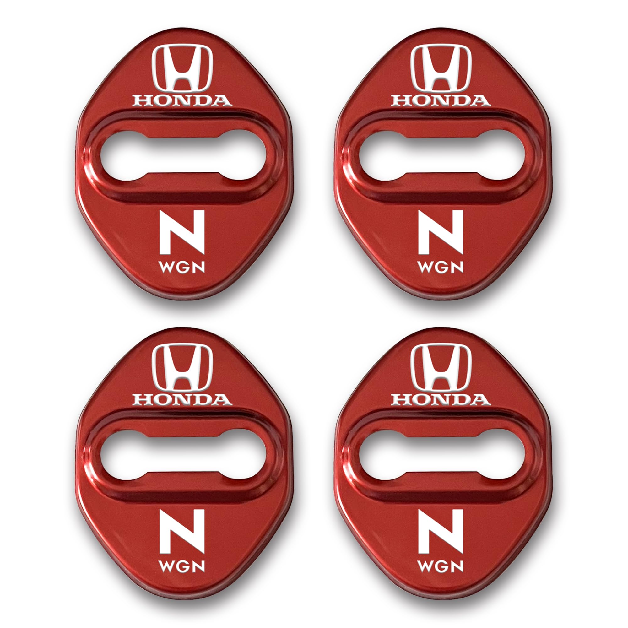 

[JLMFC] Автомобиль N-WGN с крышкой дверного фиксатора с логотипом NWGN, крышка замка двери, тип наклейки, набор из 4 шт. (красный) [Параллельный импорт] красный