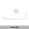 Kitchen Paper Towel Rack Punch-free Plastic Lazy Rag Holder Non-marking Roll Paper Cling Film Wall Hanging Rack Storage Shelf
