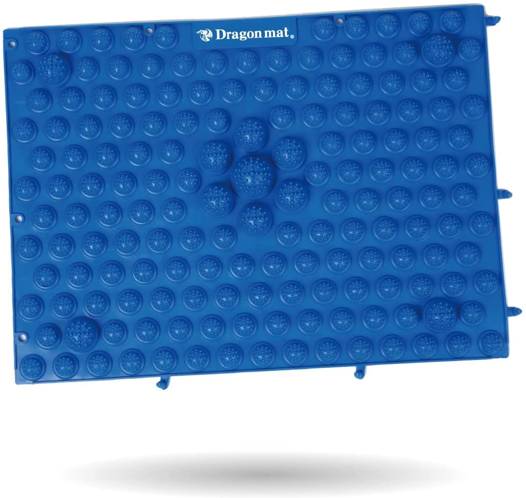 

Dot Japan Dragon a massage mat designed by a massage parlor for acupressure and foot Features a bamboo foot pedal and a health A gift Mat, massage. синий