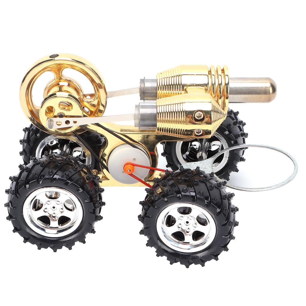 Stirling Car Engine Model Miniature External Combustion Power Exquisite Physics Science Kit for Expe