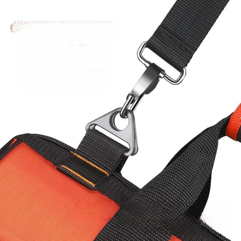 Sturdy & Durable Large Canvas Electrician Tool Bag for Woodworking, Multifunctional & Diagonal Design for Men