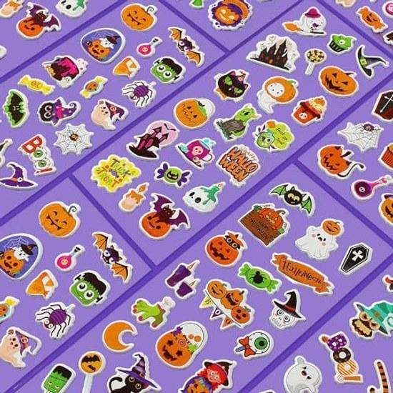 Halloween Stickers 240 Pieces 3D Decoration Reward