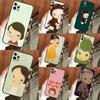 Yoshitomo Nara Funda For iPhone 14 12 11 13 15 16 Pro Max Mini X XS XR Plus Phone Case Cover