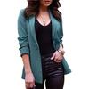 GMXIA Women's Casual Blazer Long-sleeved Oversized Front Cardigan Business Lapel Button Up Office Jacket