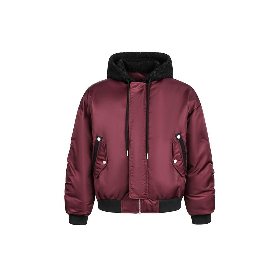 STAFFPICK Ретро Унисекс Пилотская Куртка с Капюшоном - Зимняя Хлопковая Куртка MA1 MY148 Extra Large